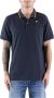 K-way Poloshirt met Logopatch Blue Heren - Thumbnail 2