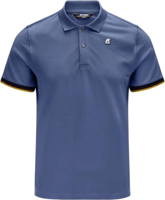 K-way Polo Shirts Blauw Heren