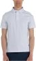 K-way Witte Polo Shirt Stretch Katoen Slim White Heren - Thumbnail 3