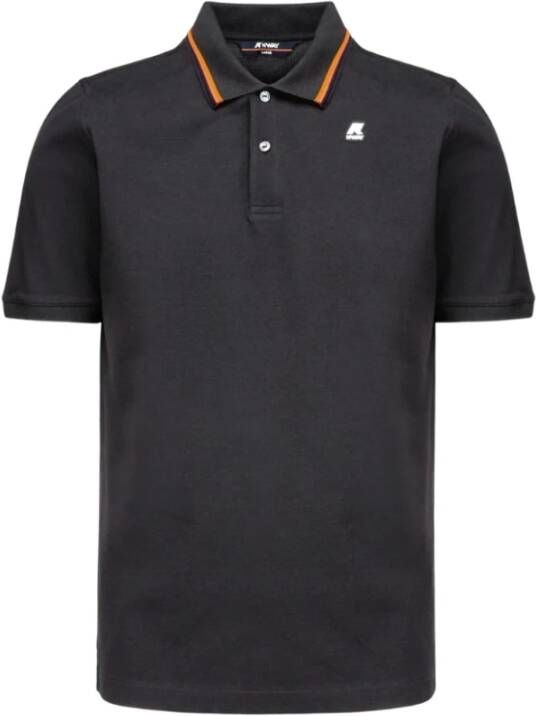K-way Polo Shirts Black Heren - Foto 3