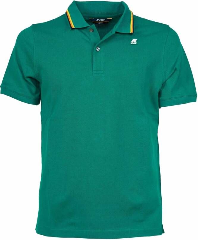 K-way Poloshirt Groen Heren