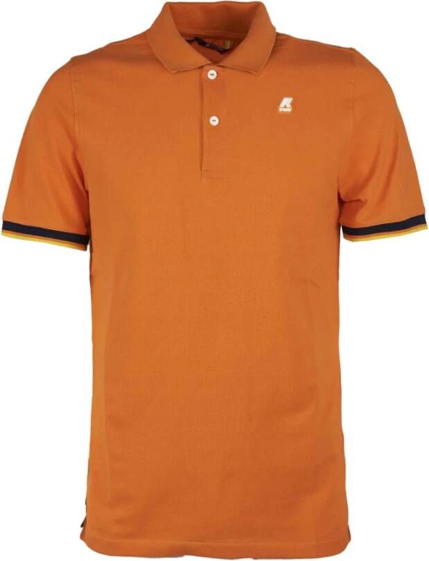 K-way Poloshirt Oranje Heren