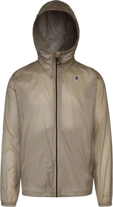 K-way Rain Jackets Beige Heren