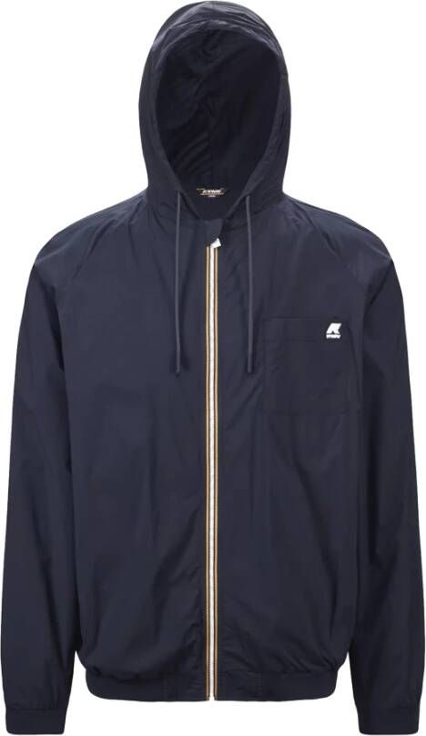 K-way Regenjas Blauw Heren