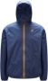 K-way Waterdichte Winddichte Ademende Jas Blauw Unisex - Thumbnail 2