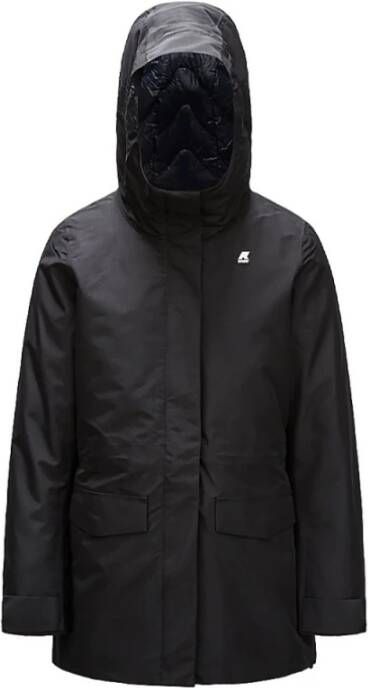 K-way Annette Parka voor dames in zwart Black Dames