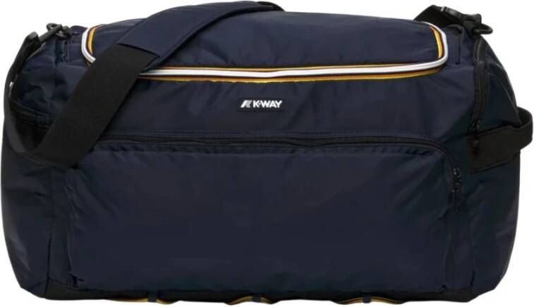 K-way Omkeerbare sportrugzak met meerdere compartimenten Blue Unisex