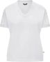 K-way Rubiel Katoenen Jersey T-Shirt White Dames - Thumbnail 1