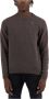 K-way Sebastien Lambswool Brown Trui Bruin Heren - Thumbnail 3