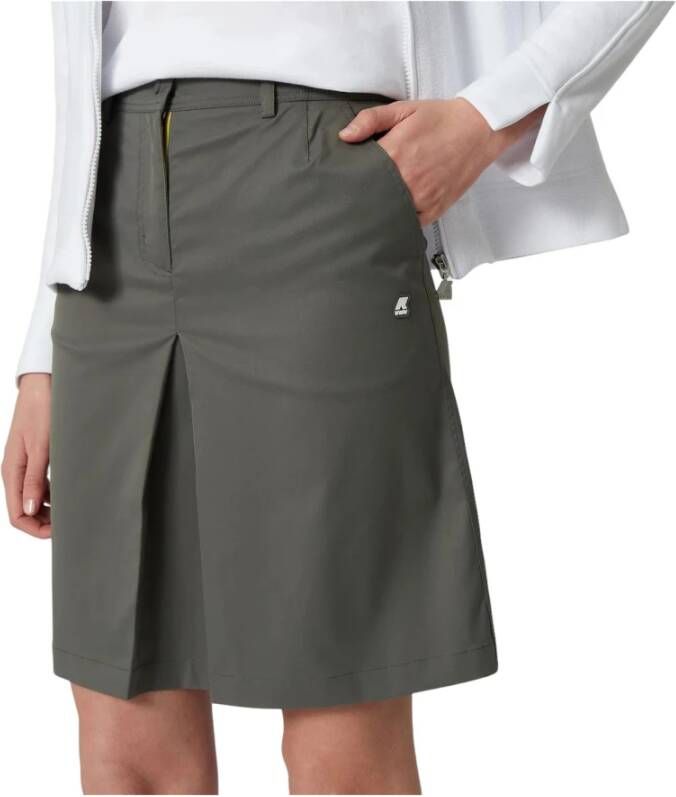 K-way Short Skirts Groen Dames