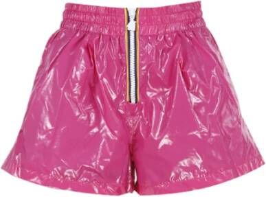K-way Lichte Glas Ripstop Shorts Pink Dames