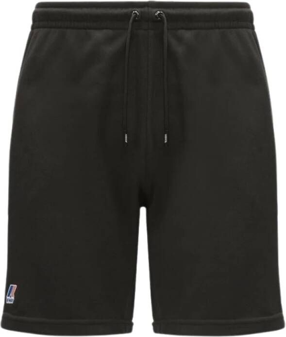 K-way Zomer Shorts voor Mannen Black Heren