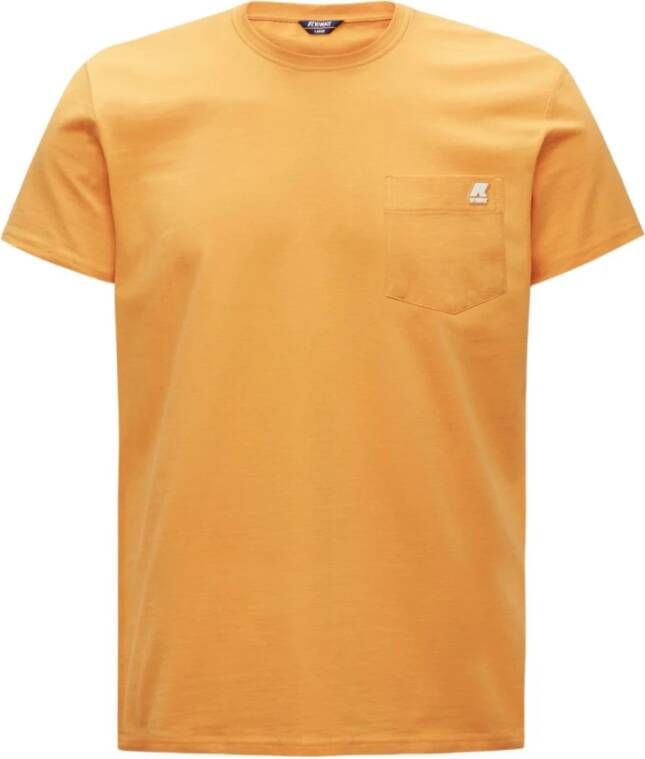 K-way Sigur t -shirt met zak Oranje Heren