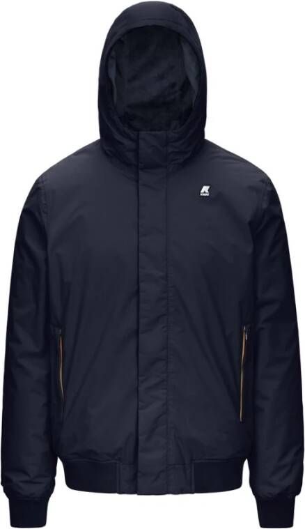 K-way Slim Fit Ripstop Marmot Winterjas Blauw Heren