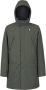 K-way Parka Remi con zip e cappuccio in tessuto soffice uomo K1119Pw GRE Blackish Groen Heren - Thumbnail 1