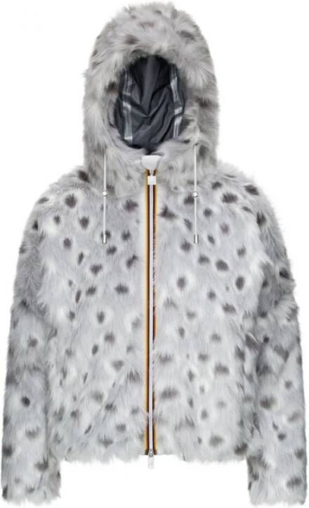 K-way Snow Leopard Rits Hoodie Meerkleurig Dames