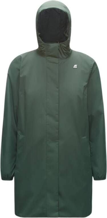 K-way Sophie Micro Ripstop Marmotta Parka Groen Dames