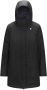 K-way Waterdichte Ripstop Jas met Verstelbare Capuchon Black - Thumbnail 1