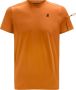 K-way Upgrade je casual garderobe met dit Oranje Katoenen T-Shirt voor Heren Oranje Heren - Thumbnail 1