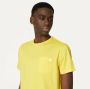 K-way Geel Katoenen T-shirt met Contrastdetails Yellow Heren - Thumbnail 1