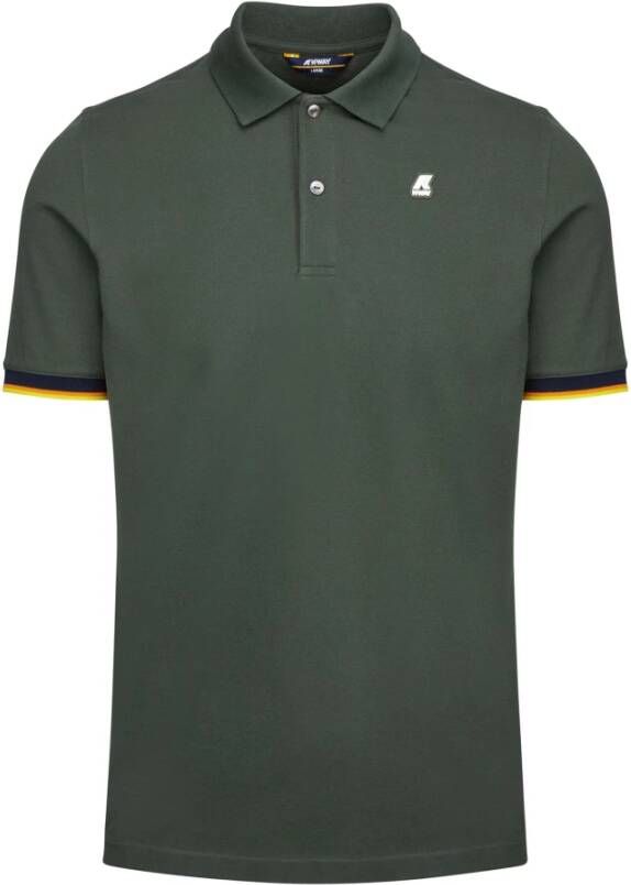 K-way Stijlvolle Polo Shirt voor Heren Green Heren