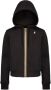 K-way Zachte Sweatshirt met Verstelbare Capuchon en Ritssluiting Black Heren - Thumbnail 1