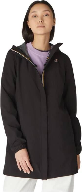 K-way Stretch Dot Mid Jassen Zwart Dames