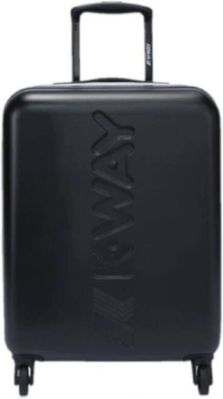 K-way Trolley 4 ruote manico allungabile e logo uni K111Jmwkway Nero Zwart Heren