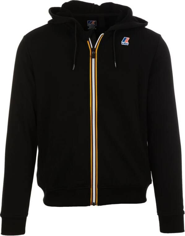 K-way Sweater met rits Zwart Heren