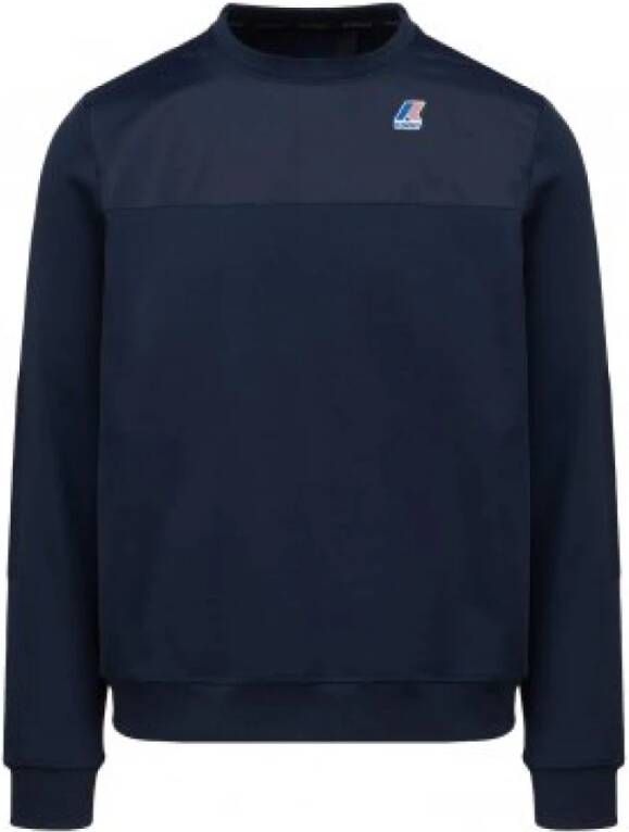 K-way Sweatshirt Blauw Heren