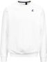 K-way Poly Sweatshirt Upgrade Klassiek Crewneck Stijl White Heren - Thumbnail 1