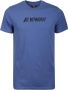 K-way T-Shirt Klassieke Stijl Blauw Heren - Thumbnail 1