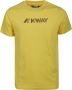 K-way T-Shirt Klassieke Stijl Yellow Heren - Thumbnail 1