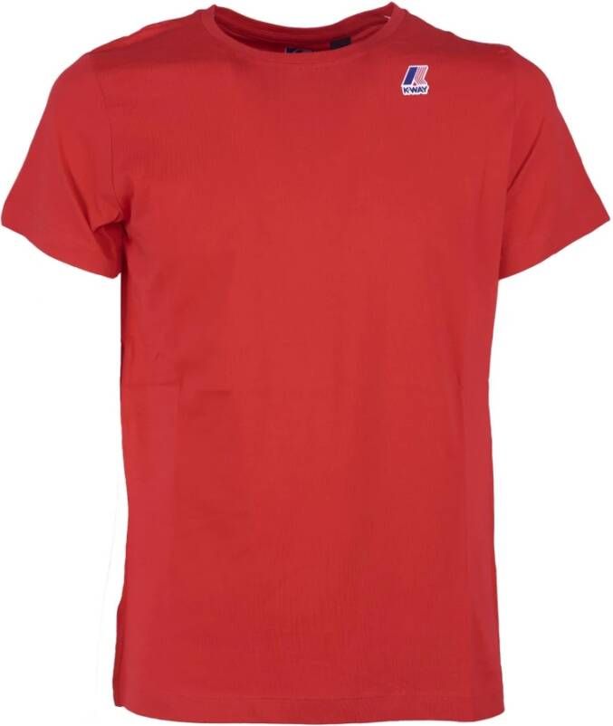 K-way T-Shirt LE Vrai Edouard Rossa Red Heren