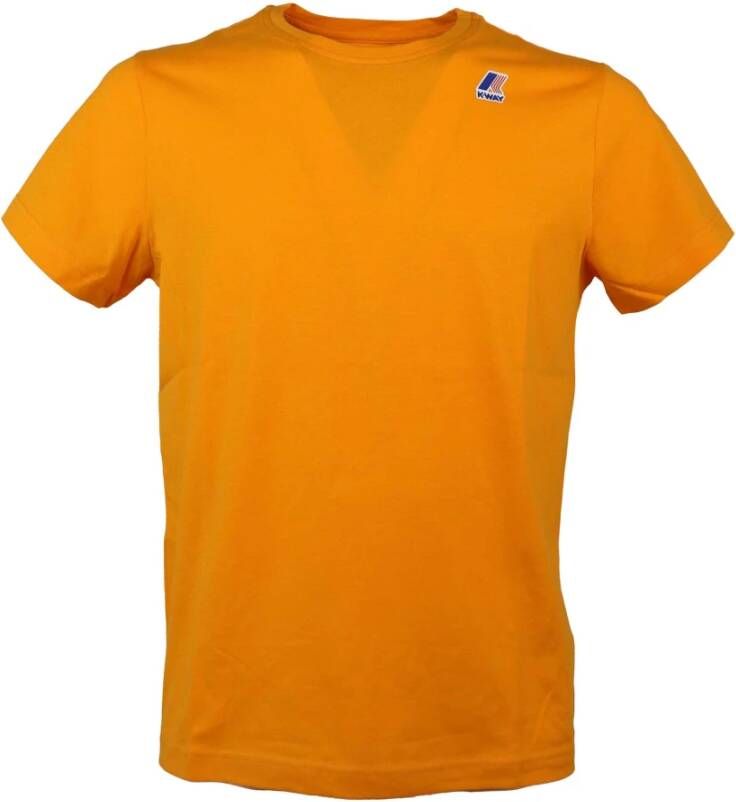K-way T-shirt Oranje Heren