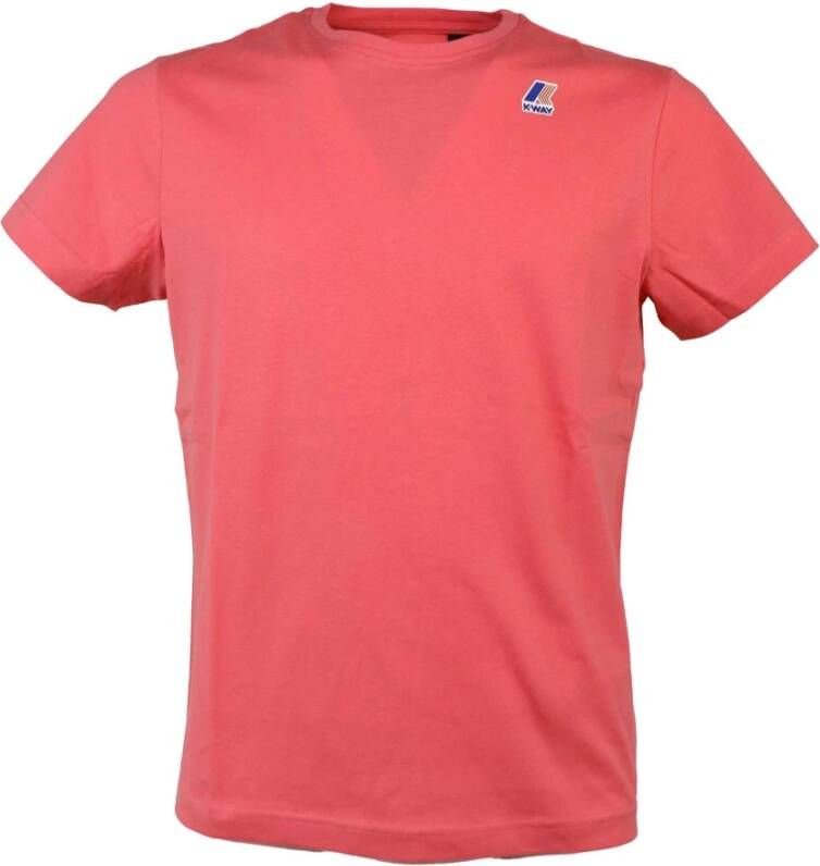 K-way T-shirt Roze Heren