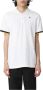 K-way Vincent Contrast Stretch Poloshirts White Heren - Thumbnail 4