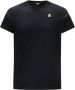 K-way Stijlvol Zwart T-Shirt voor Mannen Black Heren - Thumbnail 1