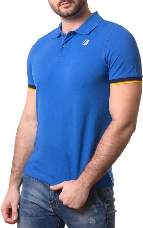 K-way Polo Shirt Blauw Heren