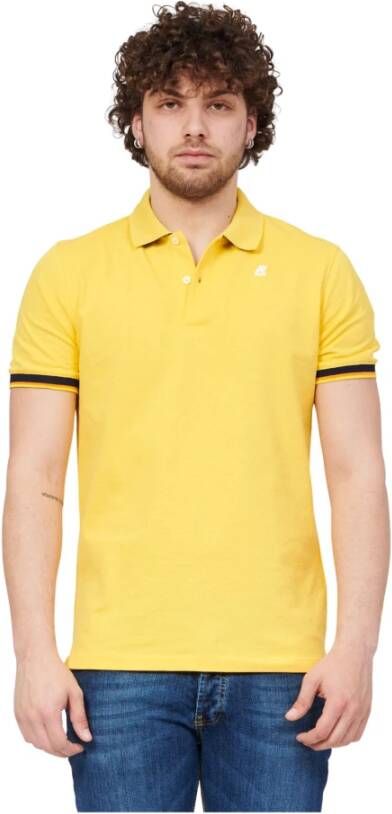 K-way T-Shirts Geel Heren