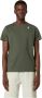 K-way Groen Katoen Bedrukt Logo T-Shirt Green Heren - Thumbnail 1