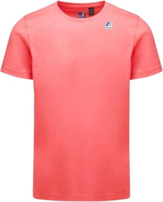 K-way De Echte Edouard Unisex T-Shirt Pink Unisex