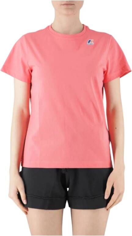 K-way De Echte Edouard Unisex T-Shirt Pink Unisex