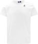 K-way Katoenen Logo Print T-shirt met korte mouwen White Heren - Thumbnail 2