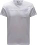 K-way Premium Katoenen T-Shirt Collectie White Heren - Thumbnail 1