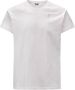 K-way Klassiek Katoenen T-Shirt voor Heren White Heren - Thumbnail 3