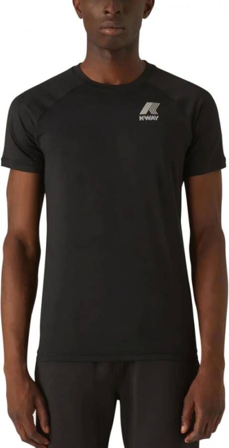 K-way Steph T-Shirt Zwart Pure Black Heren