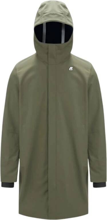 K-way Thomas Bonded Parka Jas Groen Heren