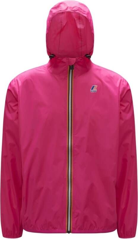 K-way Claude Light Jacket Waterafstotend en Ademend Pink Unisex