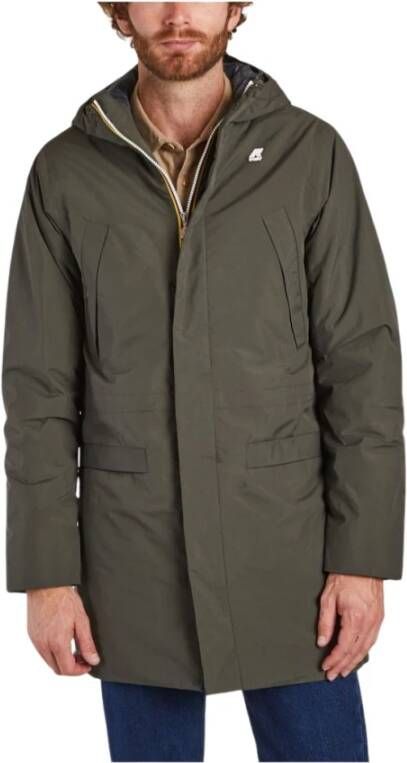 K-way Trenchcoat Groen Heren